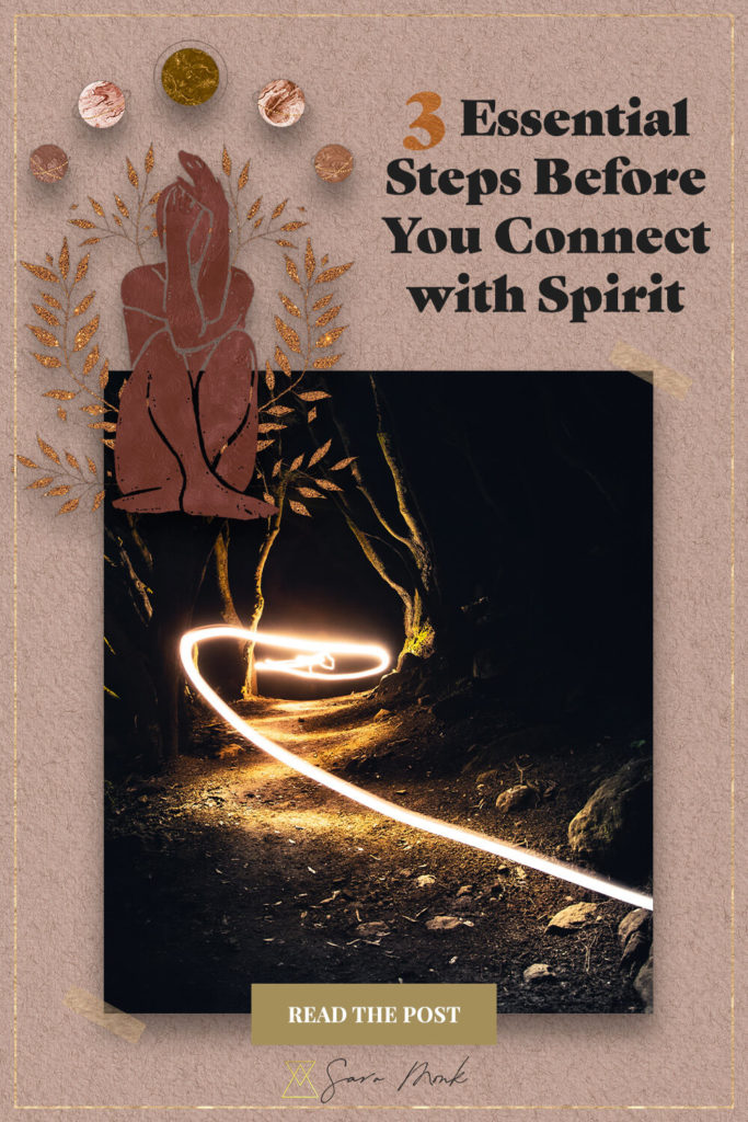 Interested in connecting with your spiritual guides for guidance? Before you begin your meditation, card reading, or other method of spiritual connection, be sure to take these three steps first! Inside this article, I am sharing three essential steps to take before you connect with spirit. Read all about them here! Spiritual Guides | Higher Self | Spiritual Guidance | Spirituality | #spiritguides #spiritualjourney #angels #spiritualgrowth #spiritualawakening #intuition #grounding