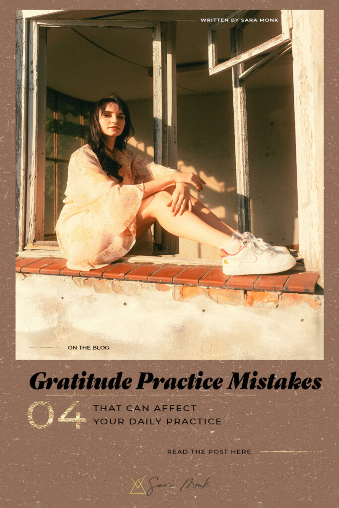 On the Blog: 4 Gratitude Practice Mistakes that Can Affect Your Daily Practice. Written by Sara Monk. Read the post here!